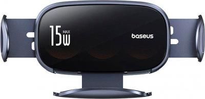Универсальный держатель Baseus LightChaser Series Triple-Coil Wireless Charging Electric Car Mount C40355901111-00 Универсальный держатель Baseus LightChaser Series Triple-Coil Wireless Charging Electric Car Mount C40355901111-00