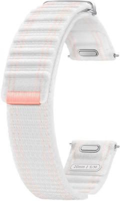 Ремешок Samsung Fabric для Samsung Galaxy Watch7 (S/M, бело-розовый)