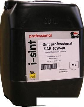 Моторное масло Eni i-Sint Professional 10W-40 20л