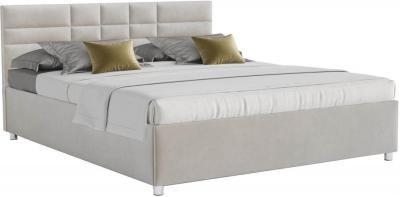 Кровать Мебель-АРС Нью-Йорк 140 (бархат бежевый/Star Velvet 6 Beige) Кровать Мебель-АРС Нью-Йорк 140 (бархат бежевый/Star Velvet 6 Beige)