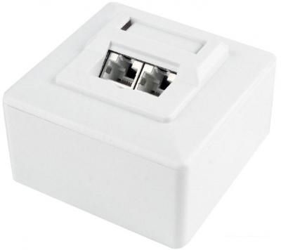 Розетка компьютерная Gembird MWS-2S6-01