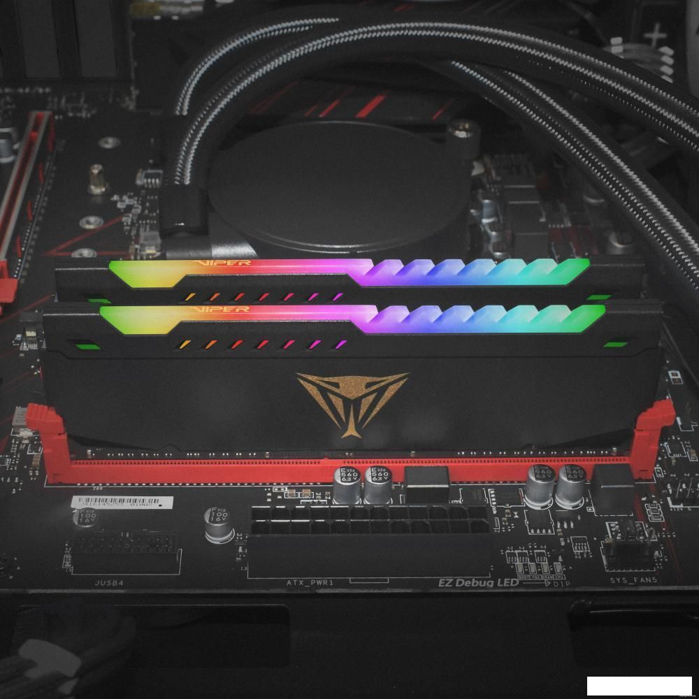 Оперативная память Patriot Viper Steel RGB 2x8GB DDR4 PC4-25600 PVSR416G320C8K Оперативная память Patriot Viper Steel RGB 2x8GB DDR4 PC4-25600 PVSR416G320C8K
