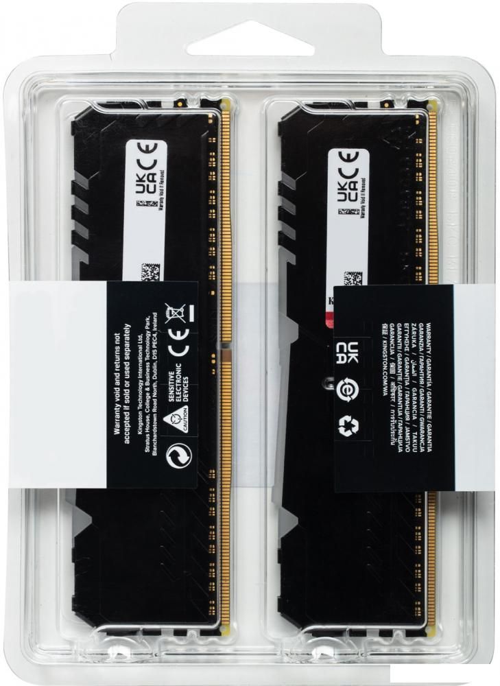 Оперативная память Kingston FURY Beast RGB 2x8ГБ DDR4 3600МГц KF436C17BB2AK2/16 Оперативная память Kingston FURY Beast RGB 2x8ГБ DDR4 3600МГц KF436C17BB2AK2/16