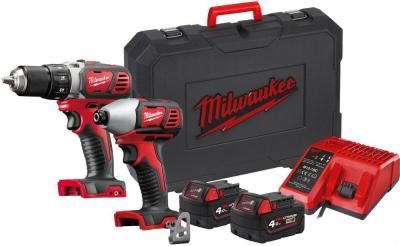 Milwaukee M18 BPP2D-402C 4933447126 (шуруповерт, винтоверт, 2 АКБ, кейс) Milwaukee M18 BPP2D-402C 4933447126 (шуруповерт, винтоверт, 2 АКБ, кейс)