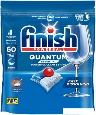Капсулы для посудомоечной машины Finish Powerball Quantum Clean & Shine (60 шт) Капсулы для посудомоечной машины Finish Powerball Quantum Clean & Shine (60 шт)
