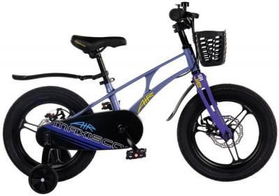 Детский велосипед Maxiscoo Air Pro 18 2024 (синий карбон) Детский велосипед Maxiscoo Air Pro 18 2024 (синий карбон)