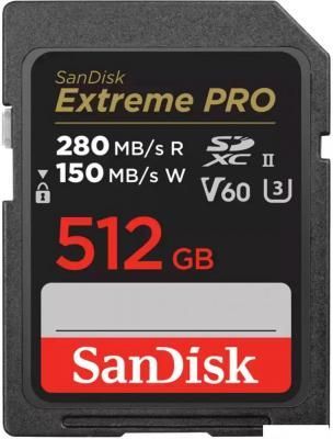 Карты памяти SanDisk Extreme PRO SDXC SDSDXEP-512G-GN4IN 512GB Карты памяти SanDisk Extreme PRO SDXC SDSDXEP-512G-GN4IN 512GB