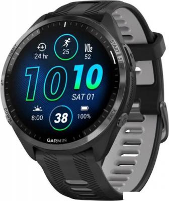 Умные часы Garmin Forerunner 965 (черный/серый)
