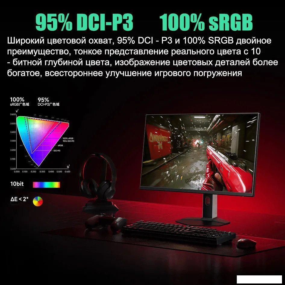 Игровой монитор Xiaomi Redmi Gaming Monitor G27Q P27QDA-RG (китайская версия)