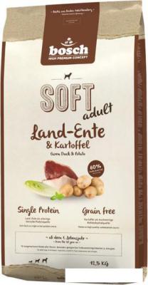 Сухой корм для собак Bosch Soft Adult Land-Ente &amp; Kartoffel (Утка с Картофелем) 12.5 кг