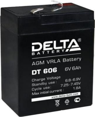 Аккумулятор для ИБП Delta DT 606 (6В/6 А·ч) Аккумулятор для ИБП Delta DT 606 (6В/6 А·ч)