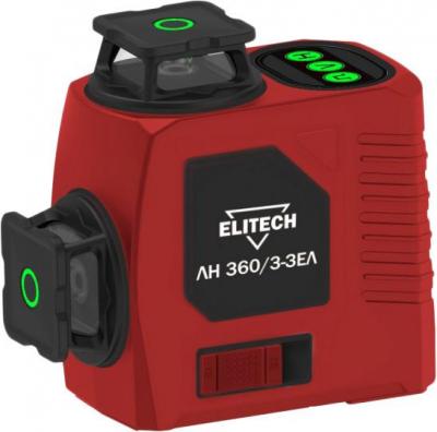 Лазерный нивелир ELITECH ЛН 360/3-ЗЕЛ E0306.017.00 Лазерный нивелир ELITECH ЛН 360/3-ЗЕЛ E0306.017.00