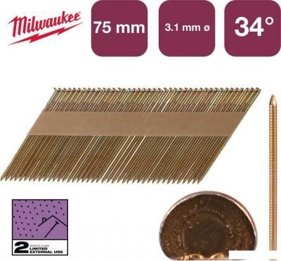 Гвозди для пистолета Milwaukee 4932492610 (2200 шт)
