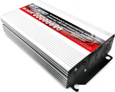 Автомобильный инвертор AVS Energy 12/220V IN-2000W Автомобильный инвертор AVS Energy 12/220V IN-2000W