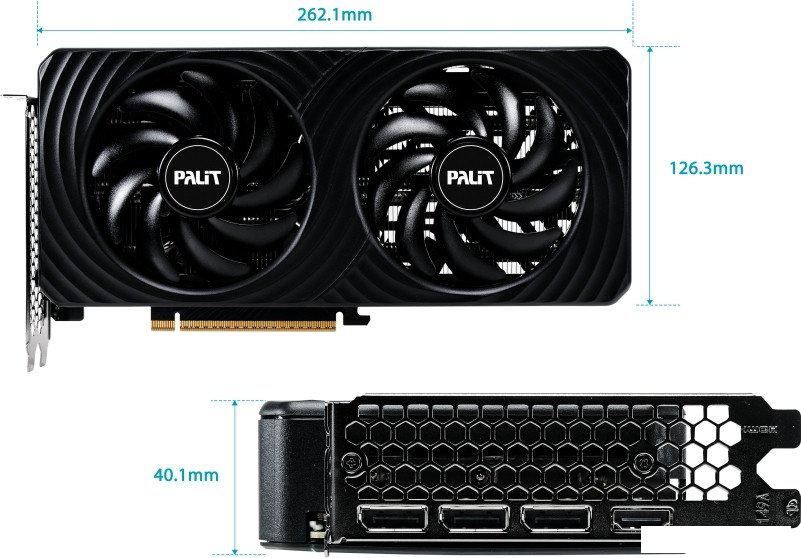 Видеокарта Palit GeForce RTX 5060 Dual OC NE75060S19P1-GB2063D