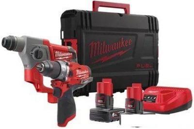 Milwaukee 4933459813 (шуруповерт, перфоратор, 2 АКБ, кейс) Milwaukee 4933459813 (шуруповерт, перфоратор, 2 АКБ, кейс)