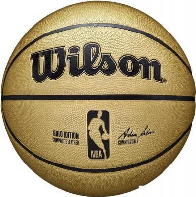 Баскетбольный мяч Wilson NBA Gold Edition WTB3403XB (7 размер) Баскетбольный мяч Wilson NBA Gold Edition WTB3403XB (7 размер)