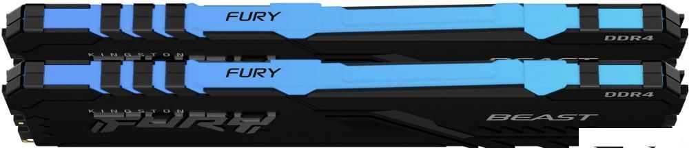 Оперативная память Kingston FURY Beast RGB 2x8ГБ DDR4 3600МГц KF436C17BB2AK2/16 Оперативная память Kingston FURY Beast RGB 2x8ГБ DDR4 3600МГц KF436C17BB2AK2/16