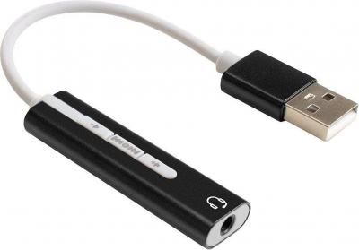 USB аудиоадаптер ExeGate EX-AU-04B EX296332RUS USB аудиоадаптер ExeGate EX-AU-04B EX296332RUS