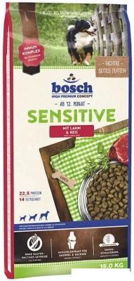 Сухой корм для собак Bosch Sensitive Lamb & Rice 15 кг (Сенситив Ягненок с Рисом) Сухой корм для собак Bosch Sensitive Lamb & Rice 15 кг (Сенситив Ягненок с Рисом)