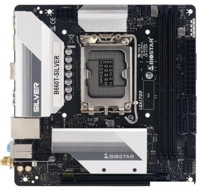 Материнские платы BIOSTAR B660T-SILVER Ver. 5.0 Материнские платы BIOSTAR B660T-SILVER Ver. 5.0