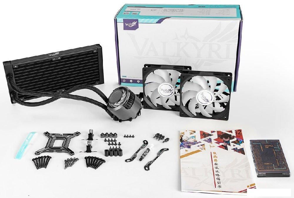 Система жидкостного охлаждения для процессора Valkyrie Jarn 240 ARGB (черный)
