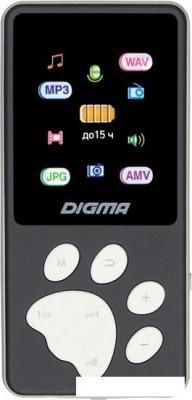 Плееры Digma S4 8GB (черный/серый)