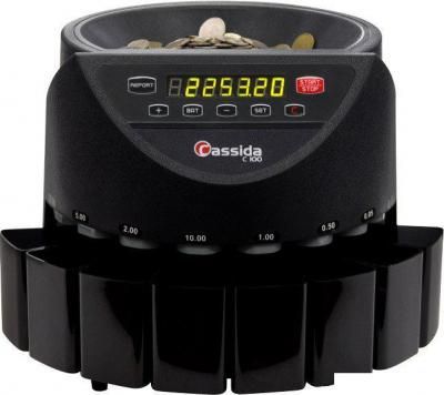Счетчик монет Cassida С100 черный