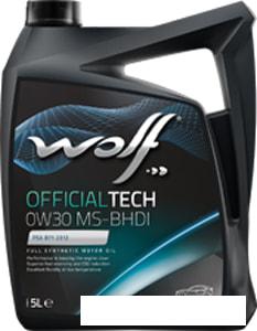 Моторное масло Wolf OfficialTech 0W-30 MS-BHDI 5л