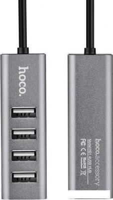 USB-хаб Hoco HB1 (серый)