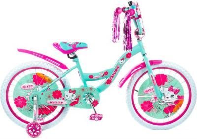 Детский велосипед Favorit Kitty 20 KIT-20GN (розовый/бирюзовый) Детский велосипед Favorit Kitty 20 KIT-20GN (розовый/бирюзовый)