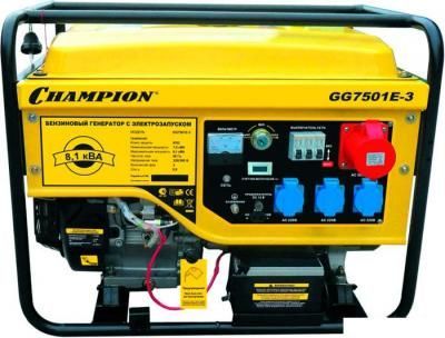 Бензиновый генератор Champion GG7501E-3