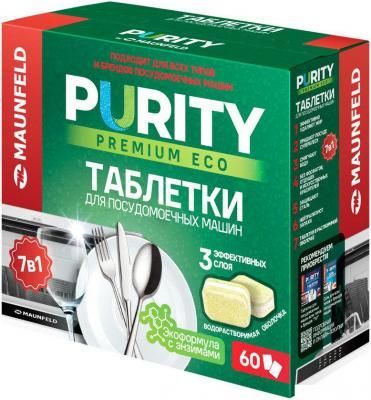Таблетки для посудомоечной машины MAUNFELD Purity Premium ECO all in 1 MDT60PE (60 шт) Таблетки для посудомоечной машины MAUNFELD Purity Premium ECO all in 1 MDT60PE (60 шт)