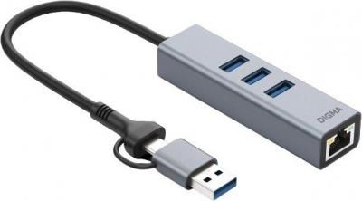 USB-хаб Digma DLA-GEUCH3 USB-хаб Digma DLA-GEUCH3