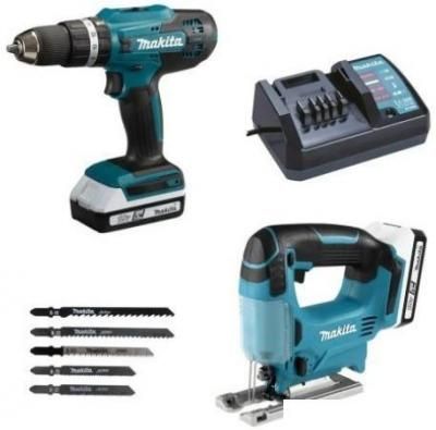 Makita DK18B59Y (шуруповерт, лобзик, 2 АКБ) Makita DK18B59Y (шуруповерт, лобзик, 2 АКБ)