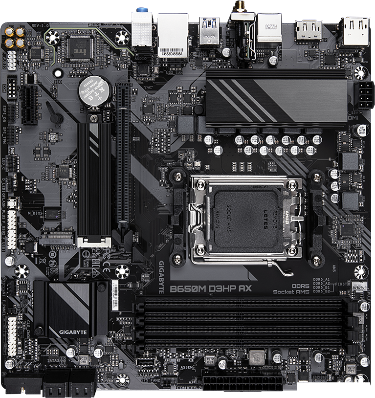 Материнская плата Gigabyte B650M D3HP AX (rev. 1.0)