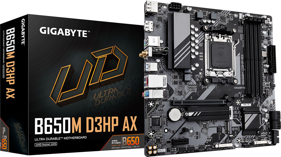 Материнская плата Gigabyte B650M D3HP AX (rev. 1.0)