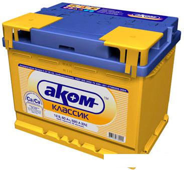 Автомобильный аккумулятор AKOM Классик 6CT-190 (190 А/ч) Автомобильный аккумулятор AKOM Классик 6CT-190 (190 А/ч)