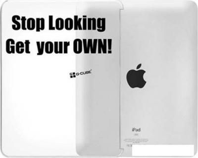 Чехол для планшета G-Cube iPad 2 A4-GPD-20SLV