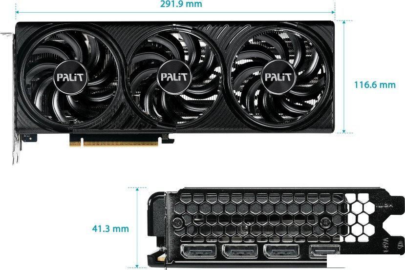 Видеокарта Palit GeForce RTX 5060 Ti Infinity 3 16GB NE7506T019T1-GB2061S