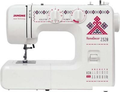 Электромеханическая швейная машина Janome HomeDecor 2320 Электромеханическая швейная машина Janome HomeDecor 2320