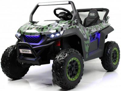 Электромобиль RiverToys T777TT 4WD (зеленый камуфляж)