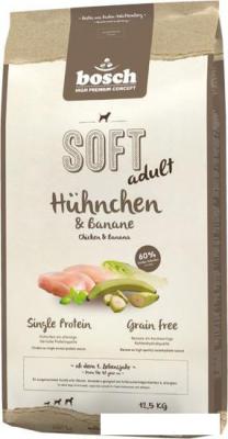 Сухой корм для собак Bosch Soft Adult Huhnchen & Banane (Курица с Бананом) 12.5 кг Сухой корм для собак Bosch Soft Adult Huhnchen & Banane (Курица с Бананом) 12.5 кг