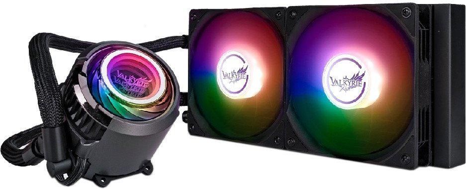 Система жидкостного охлаждения для процессора Valkyrie Jarn 240 ARGB (черный)