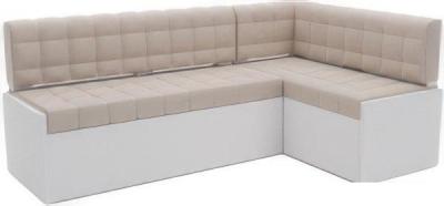 Угловой диван Мебель-АРС Ганновер правый 208x82x133 (бежевый Star Velvet 6 Light Beige)